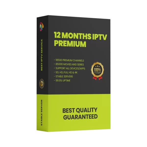 12 Months IPTV Subscription