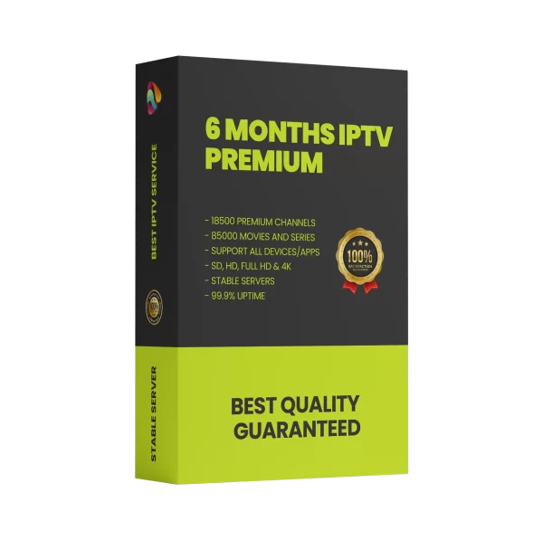 6 Months IPTV Subscription