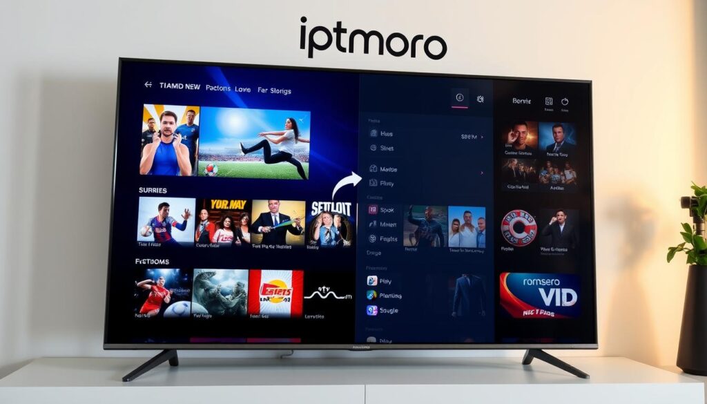premium iptv packages streaming interface
